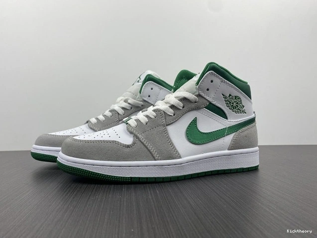 Kick Theory Mid Jordan1 Green Comfortable SE Grey 3705 DC7294- 1027
